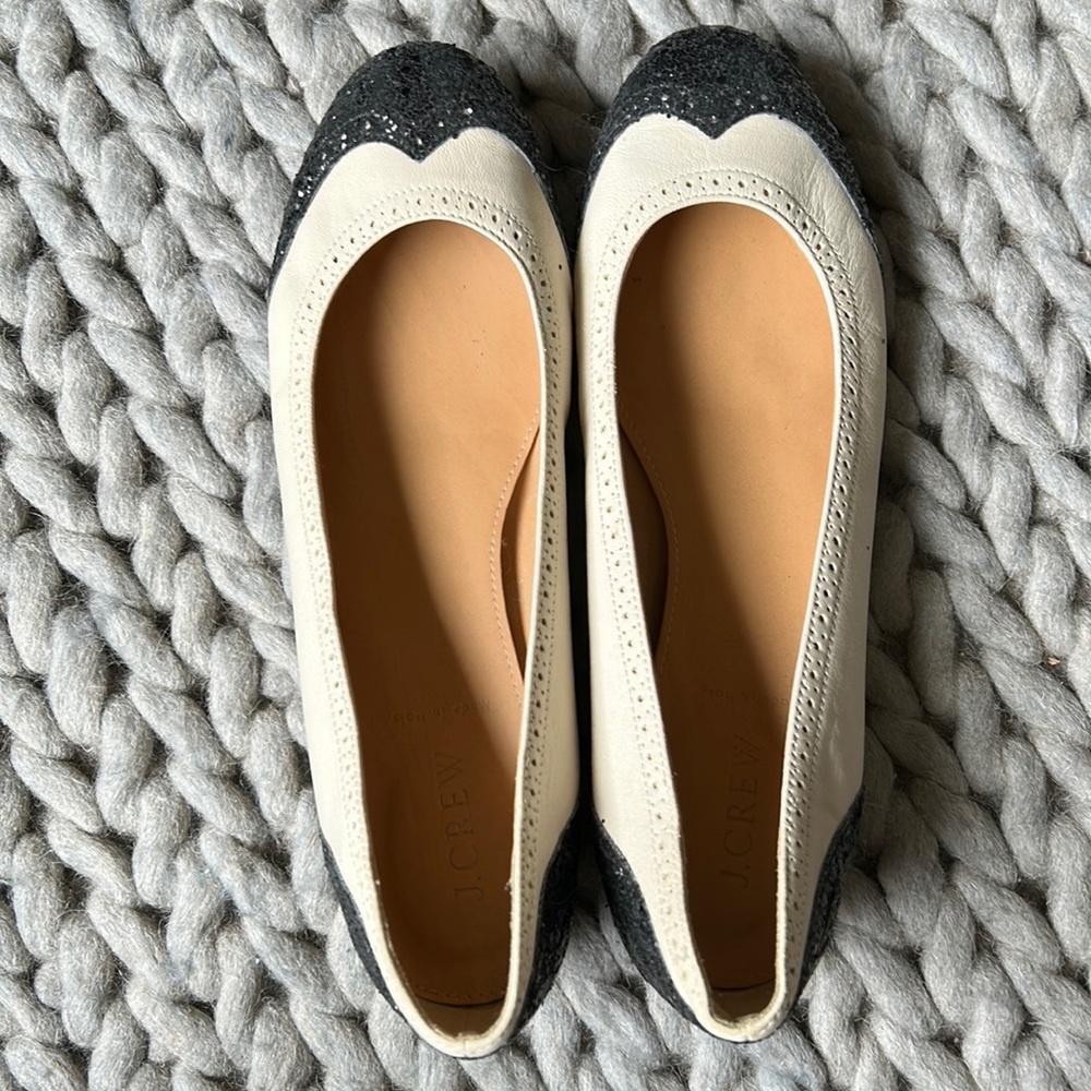 J Crew festive flats